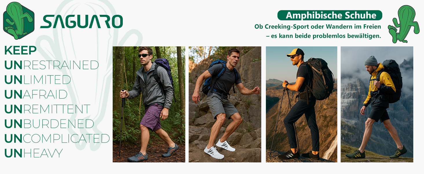 Чоловічі тапочки-шльопанці SAGUARO для плавання та відпочинку, дихаючі, швидко сохнуть, широка передня частина, розмір 39-48, блакитні