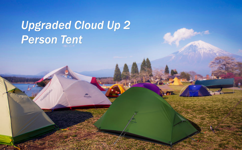 Намет Naturehike Cloud Up 2 - Ultraleichtes Zelt для 2 осіб, 3-4 сезон, водонепроникний, темно-синій