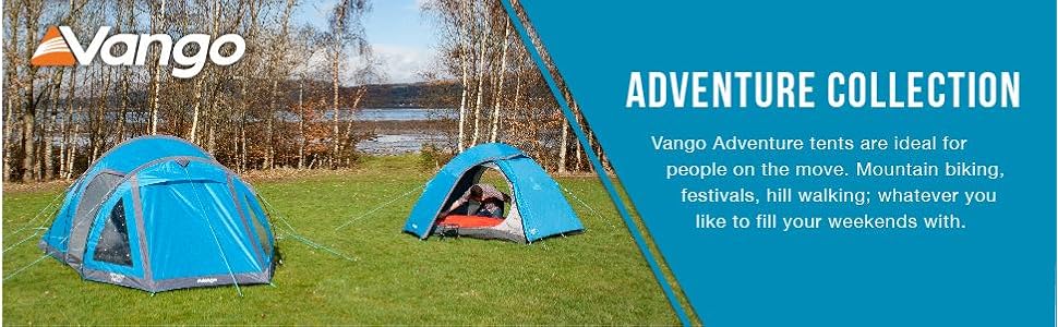 Намет Vango Venture 250 Tunnel: Сімейний намет з окремою спальнею та просторим тамбуром, Річковий Синій