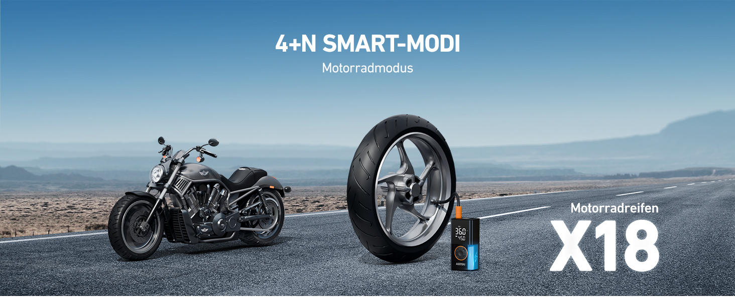 AstroAI Бездротова електрична повітряна помпа, портативна акумуляторна помпа для велосипеда з LED-ліхтариком, для велосипеда, електробіка, авто, мотоцикла, м'ячів (чорний)