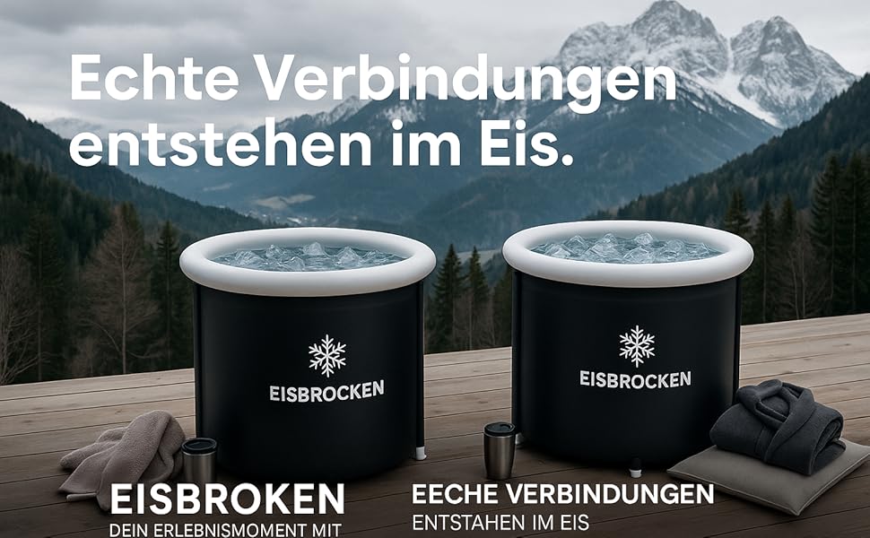 Тонна для крижаних ванн – складана 80 см Ø з ізоляцією – для спорту та релаксації (5-шарова)