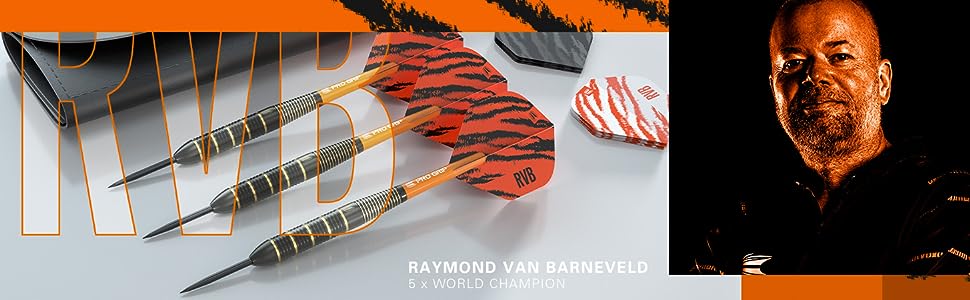 Мішень RVB Raymond van Barneveld Steeldarts 22г Латунь