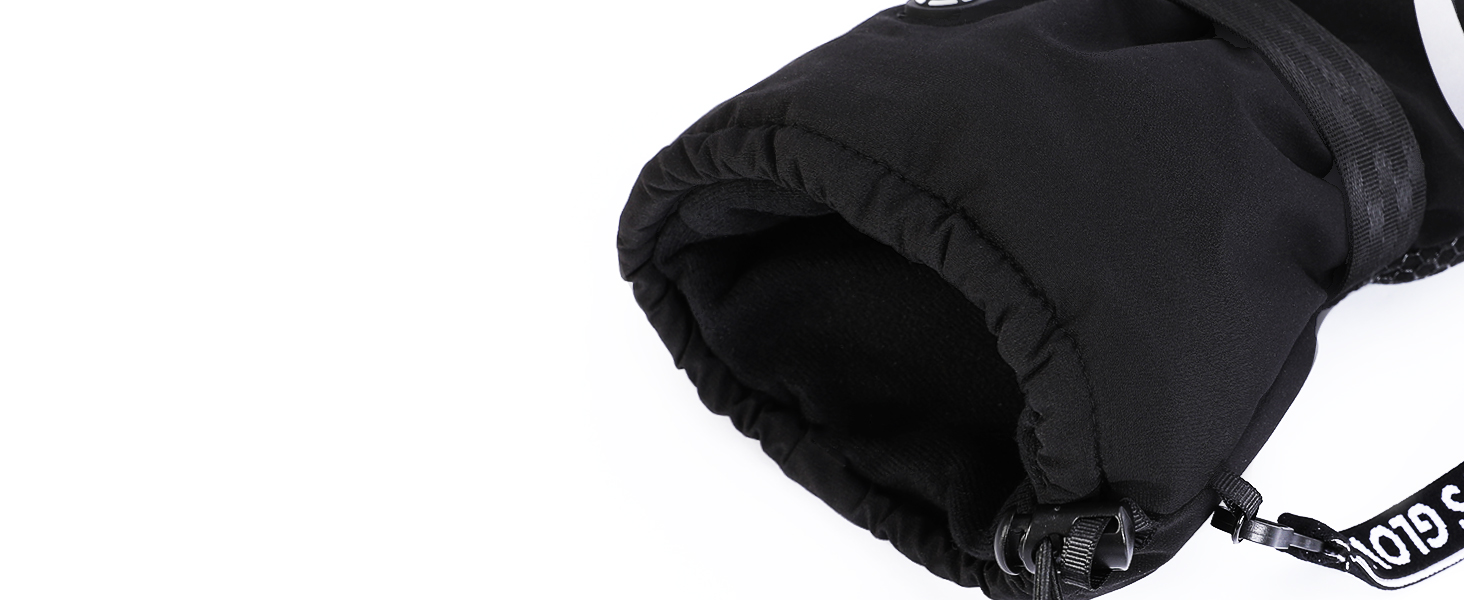 Електричні гріючі рукавички для чоловіків та жінок, з акумулятором 2600mAh, 3 режими нагріву, водонепроникні, чорні