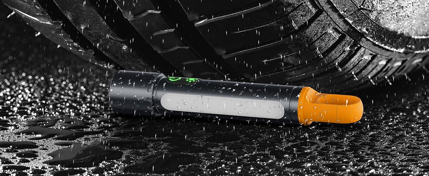 Потужний ліхтарик Abosi XHP90.2: 500000 люмен, 9 режимів, Zoom, IPX7, для кемпінгу та надзвичайних ситуацій