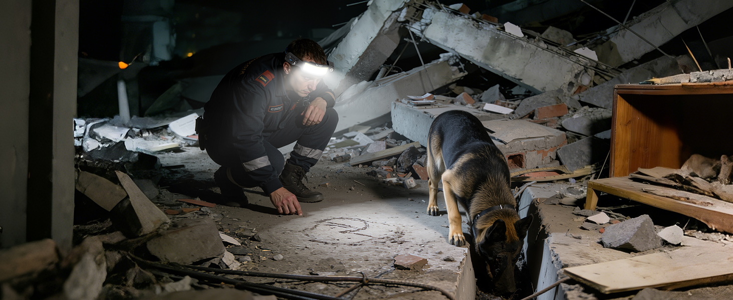 Налобний ліхтар Smiling Shark TS-6 LED, акумуляторний, 2400mAh, з регульованим світлом, 6 світлових режимів, сенсор руху, для кемпінгу, бігу, туризму