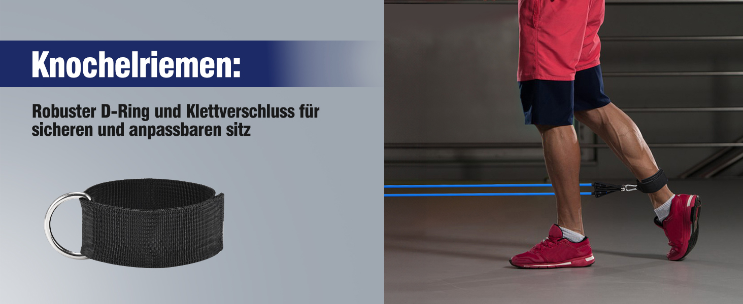 Фитнес-гумки Fokky, набір 5 шт. з різними рівнями опору, з аксесуарами для йоги, пілатесу, силових тренувань (для чоловіків та жінок)