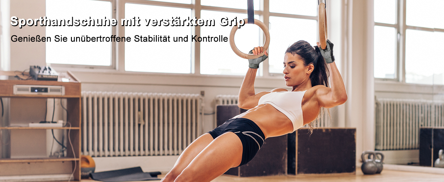 Спортивні рукавички для фітнесу UTEBIT для жінок: дихаючі рукавички з мікрофібри та неслизьким силіконом для занять у спортзалі та тренувань