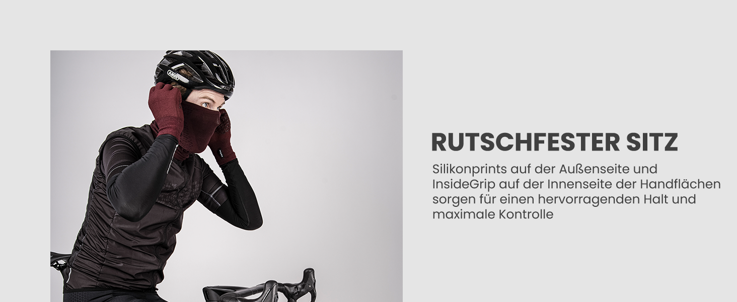 Велосипедні рукавички GripGrab Primavera 2 Merino з термоматеріалом та сенсорним екраном, XL/XXL, темно-червоні