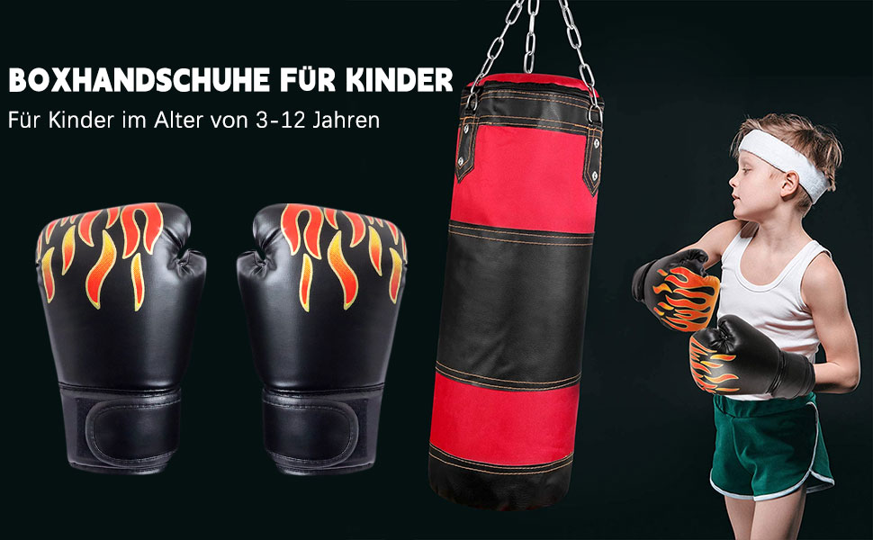 Дитячі боксерські рукавички для тренувань та спарингу, 6 oz, чорні