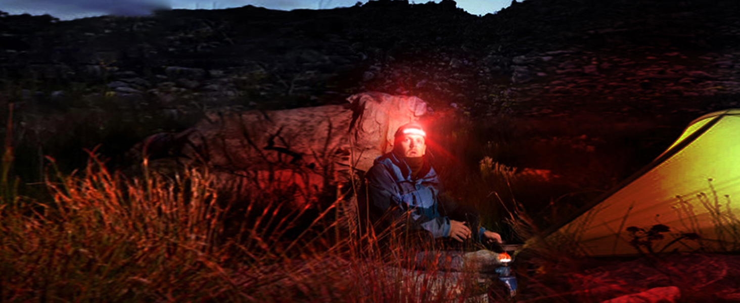 LED налобний ліхтар з акумулятором, 2 шт., кут огляду 230°, 7 режимів, супер яскравий, 2600 mAh, 22 години роботи, датчик, червоне світло, водонепроникний, легкий, для бігу, кемпінгу, походів, чорний