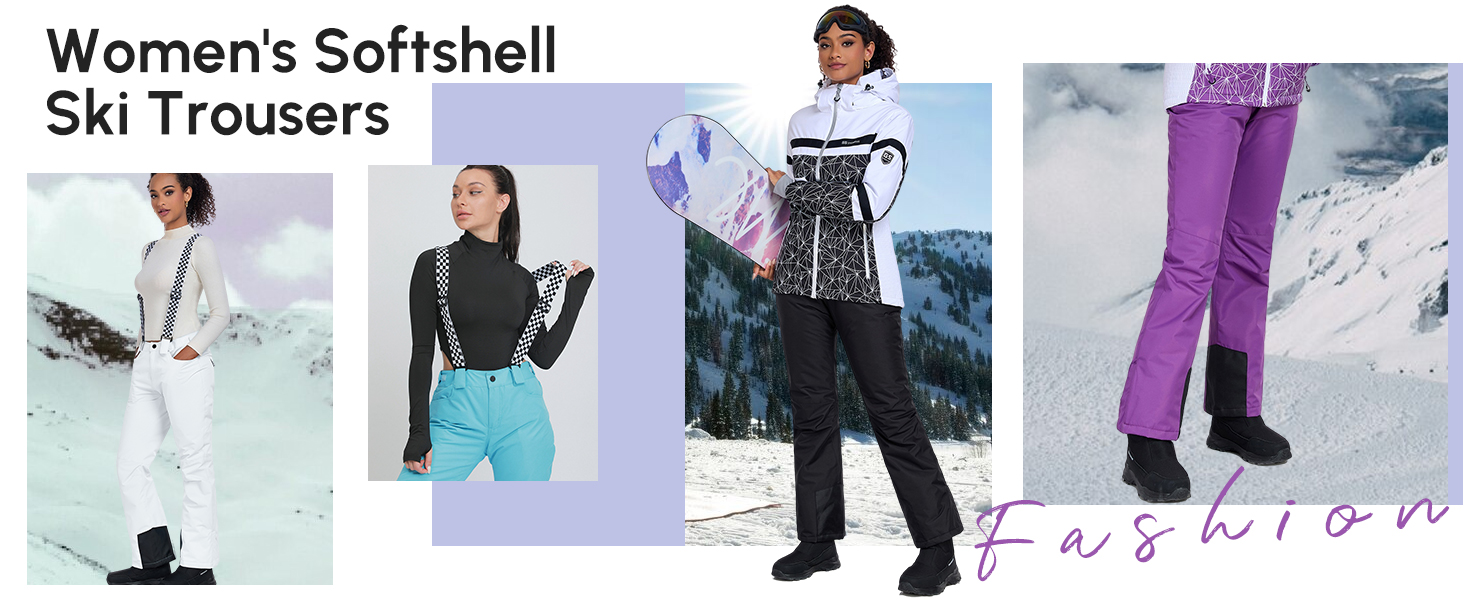 Штани для сноуборду та гірськолижного спорту ALSOGO: водонепроникні, вітронепроникні, з підтяжками, для жінок, зимові, знімні підтяжки, снігозахисний клапан, теплі, для активного відпочинку, синього кольору