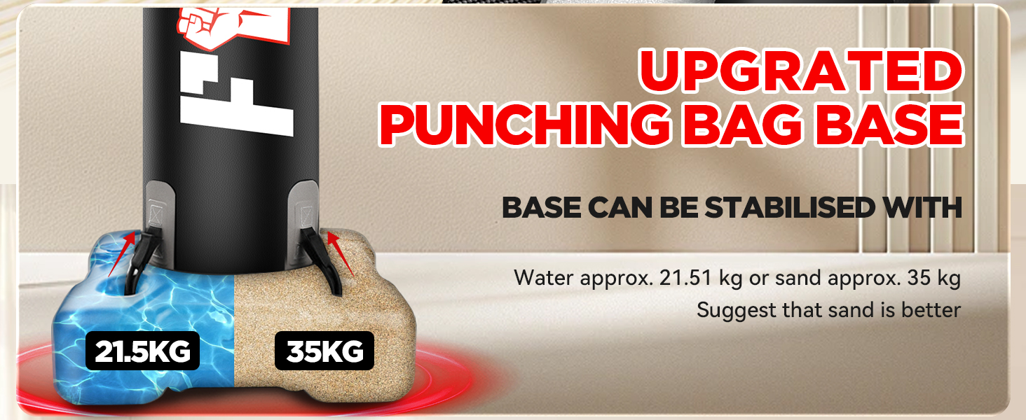 Боксерський мішок стоячий NZQXJXZ 175 см з помпою та рукавичками для боксу, комплект для кікбоксингу, MMA, Муай Тай, домашній спортзал