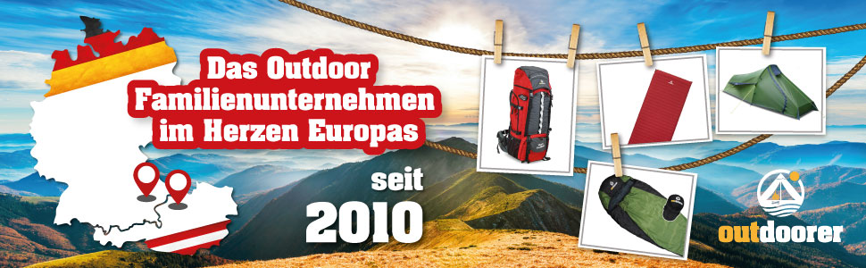 Outdoorer Trek Bed 2 - Ultraleicht Isomatte, 5 см, самонадувна, для трекінгу та кемпінгу (Зелений/Червоний)