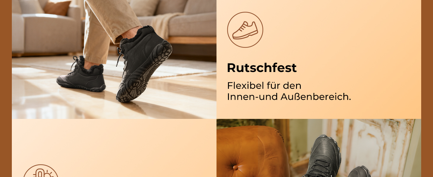 Чоловічі зимові черевики NORTIV 8 - теплі, зручні, чорні (45 EU) для дому