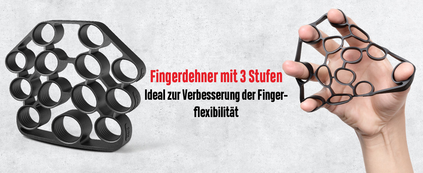 FitBeast Тренажер для рук та зап'ястя – набір 6 шт. з регульованим опором, тренажер сили хвата, тренажер пальців та масажні м'ячі для терапії рук, силових вправ та відновлення