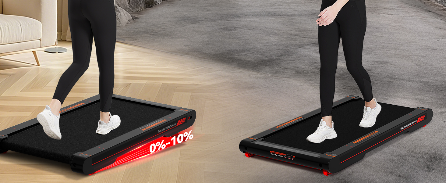 Ходунковий килимок з APP, бігова доріжка для дому 6 км/год, ходункова доріжка для офісу та дому з пультом дистанційного керування (Чорний)