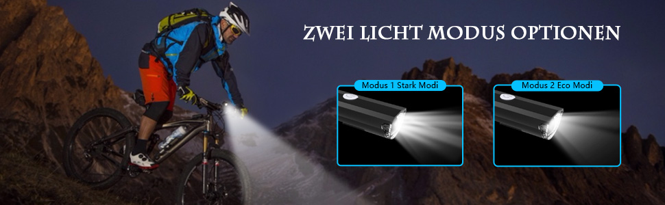 Велофара ITSHINY USB - комплект переднього та заднього світла, водонепроникний, з алюмінію, LED, StVZO, чорний