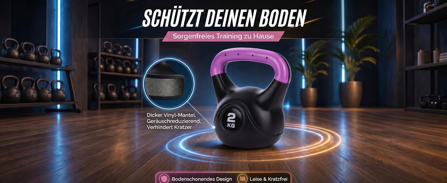 Гіря Body & Mind для силових тренувань та фітнесу, пластикова, 12 кг