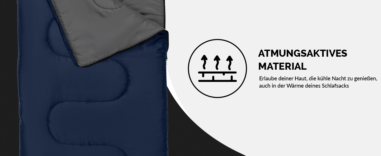 Спальний мішок для кемпінгу з капюшоном до -3°C з подушкою - зимовий та літній спальний мішок 3-4 сезони (75 x 220 см) - туристичний спальний мішок для жінок та чоловіків (теплий) Зелений (Блакитний, 280GSM, з капюшоном)