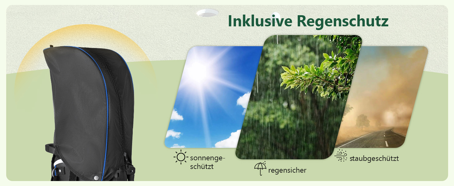 GYMAX Гольф-сумка-стійка, переносима, з 14 відділеннями та 6 кишенями, з капюшоном від дощу та ручкою для перенесення, для чоловіків та жінок, сірого кольору