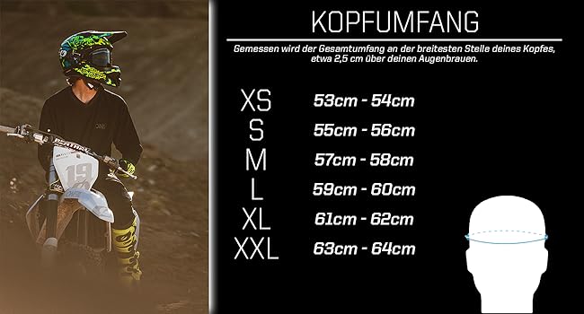 Мотокрос-шолом O'NEAL 3SRS Shocker для дорослих, XL (61-62 см), ABS корпус, чорний/неон-жовтий/синій, сертифікати ECE 22-05, DOT, AS/NZS, ACU