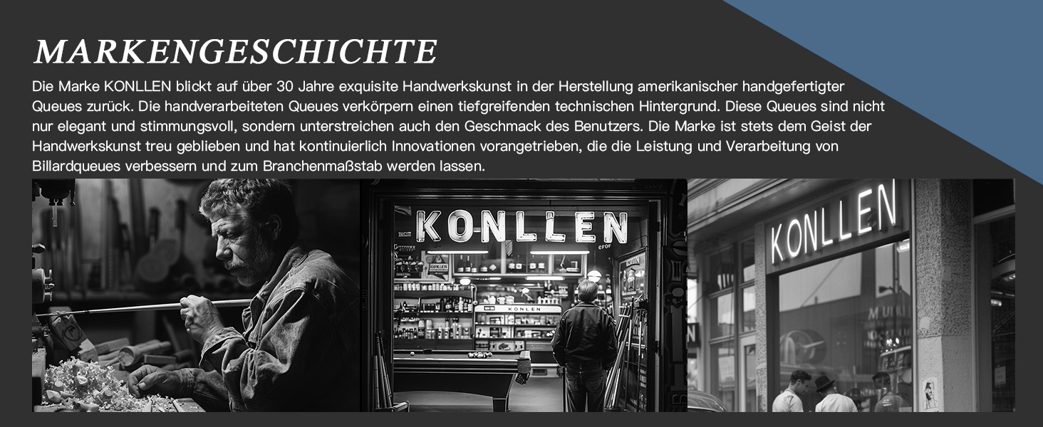 KONLLEN Billardqueue з карбону, 58 дюймів, професійний бик для дорослих, технологія Vollcarbon, низький коефіцієнт відхилення, бик для більярду з наконечником 12,5 мм (Pro Taper, ультрагладкий) KL-09