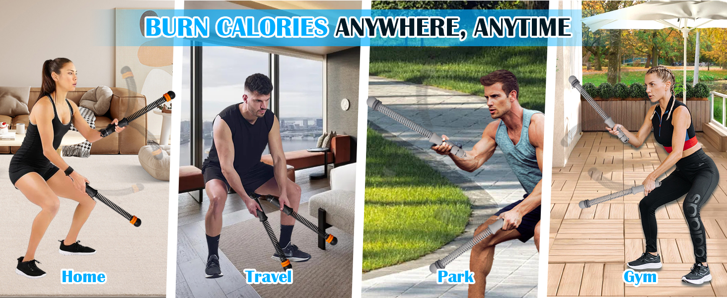 Битва мотузок TOGETDREAM: регульовані тренувальні канати без мотузки для силових тренувань, кардіо та спалювання жиру, чорний