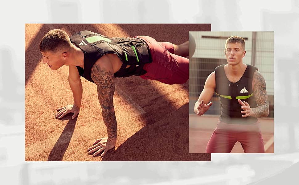 Жилет утяжелитель Adidas до 10 кг з Aeroready: для фітнесу та витривалості, індивідуальне навантаження