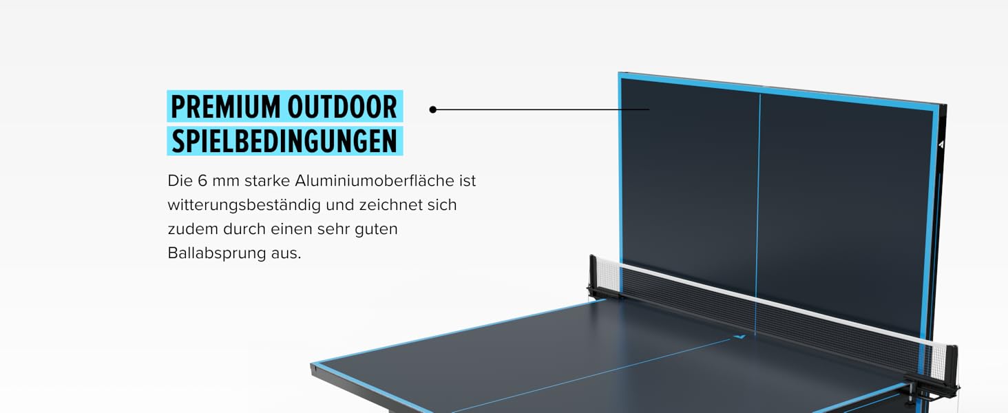 Стол для пінг-понгу JOOLA J500A OUTDOOR - професійний, розкладний, для вулиці, з сіткою