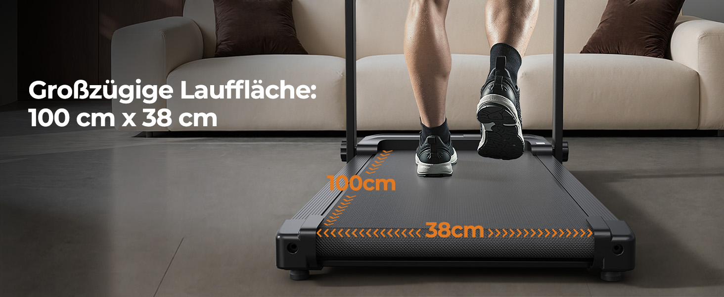 Біговий доріжка для дому Walking Pad - складаний електричний біговий доріжка зі столом для офісу. Тиха, компактна, 10 км/год, чорний.