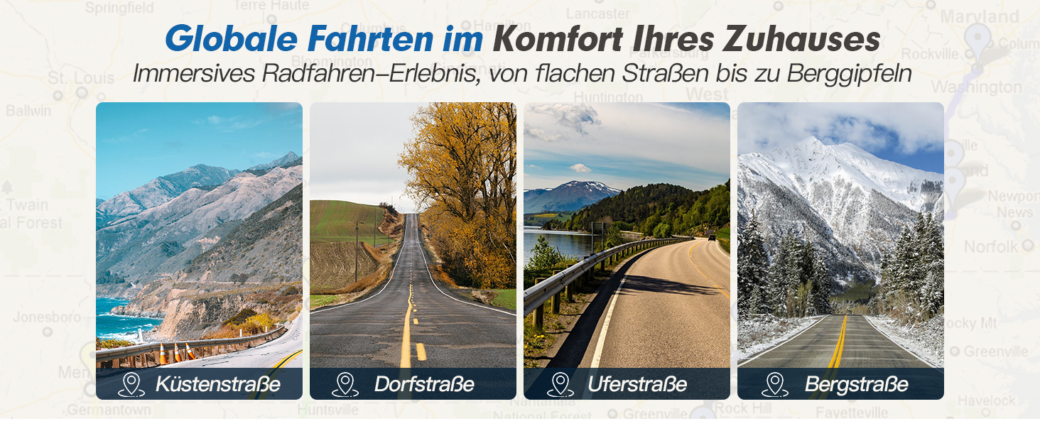 Велотренажер для дому: фітнес-велосипед з пульсометром, LCD-дисплеєм та підставкою для iPad, регульоване сидіння та опір, чорний