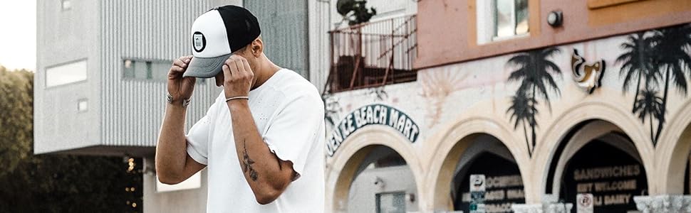 Чоловіча бейсболка-тракер Oblack Classic Total Black, універсальний розмір, бежева