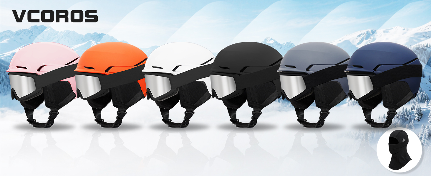 Шкільний шолом з маскою, DXH811. Унісекс, знімні навушники, дихаюча вентиляція, регульований захист від УФ-випромінювання. Підходить для сноубордингу та катання на лижах. Матовий чорний + маска + шолом M