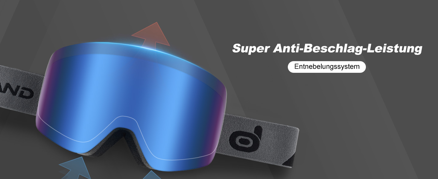 Шолом для сноуборду та лиж Odoland з маскою: захист UV 400, чорний + помаранчевий, розмір L (60-61 см)