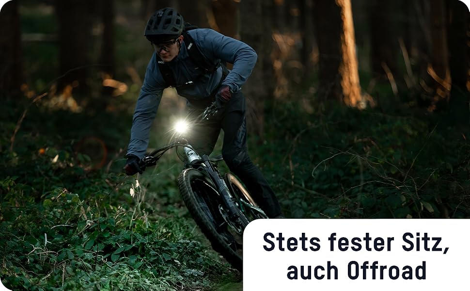 Набір велосипедних світлодіодів ANSMANN - безпечне освітлення, акумуляторний, вологостійкий, 50 Lux