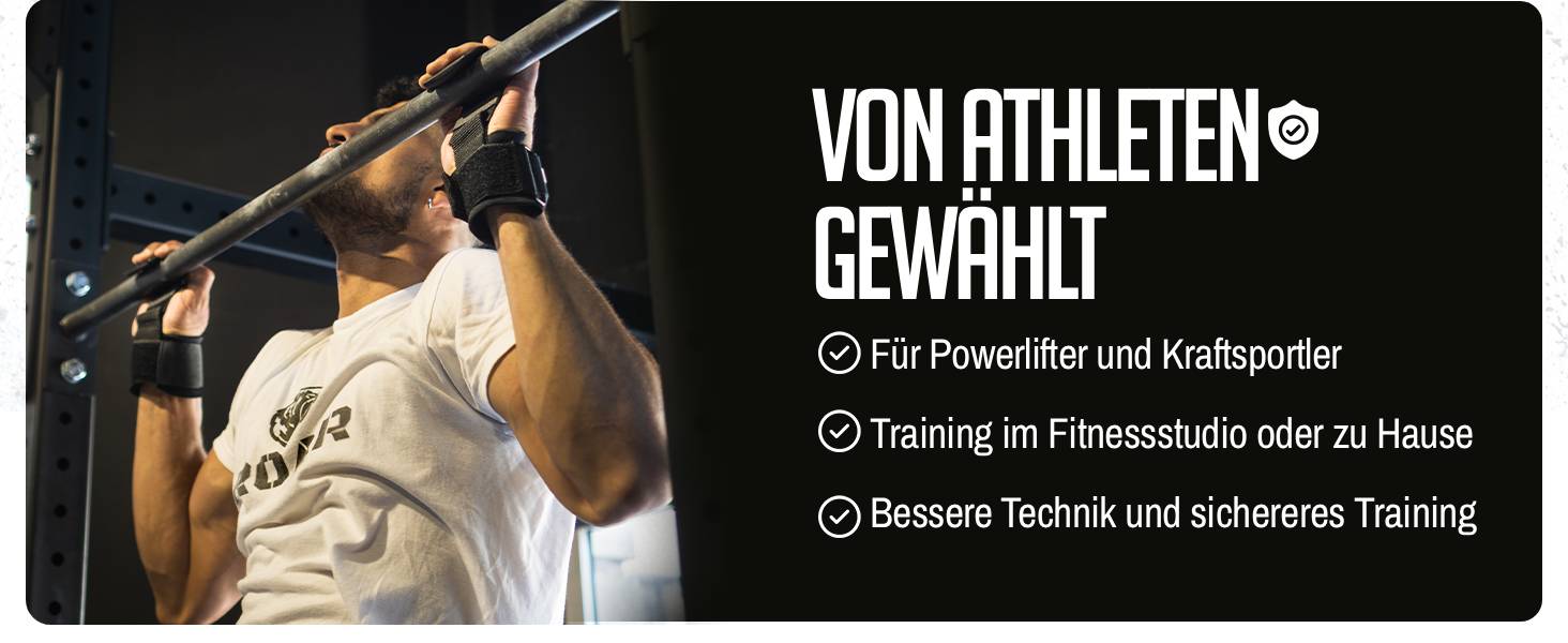 Ремінь для важкої атлетики Roar®: підтримка зап'ястя, для кросфіту, бодібілдингу, ремені для підйому тягарів, червоний