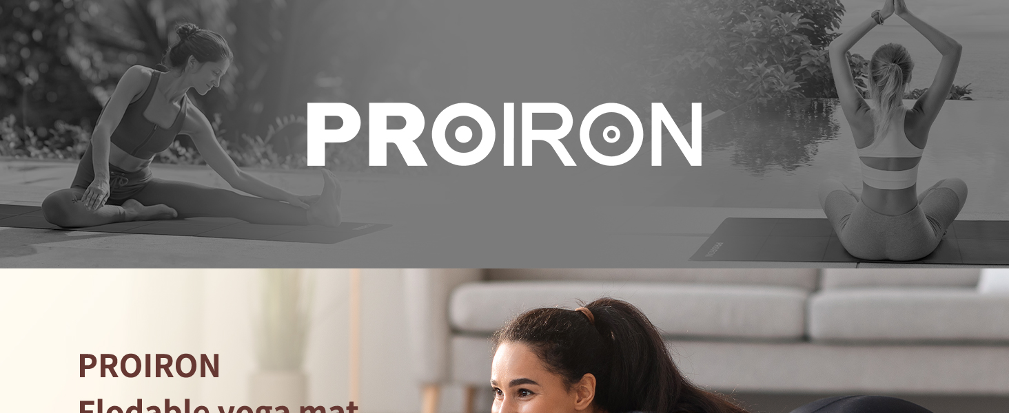 Килимок для йоги PROIRON нековзний 173x60,2см з сумкою