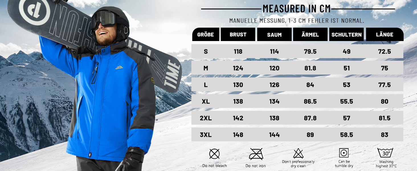 Зимова куртка KEFITEVD для чоловіків: водонепроникна, тепла, з капюшоном, Softshell, флісова, червона, XL