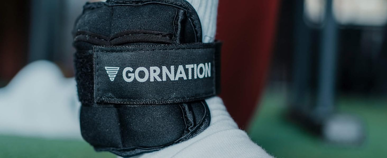 Обважнювачі GORNATION, 1 кг, регульовані, для тренувань, 1 пара