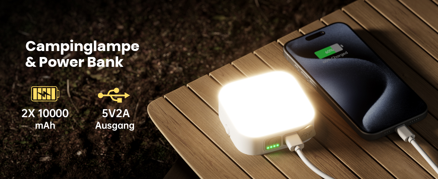 Ліхтар намету Eventek 2 шт. 4000LM, 10000mAh, LED, водонепроникний, 4 режими, для кемпінгу, походу, надзвичайних ситуацій