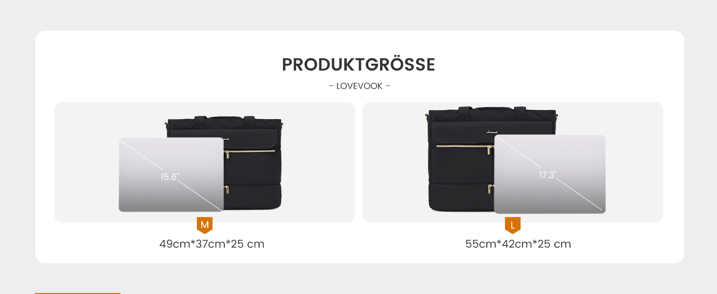 Сумка-мішок LOVEVOOK Weekender 45L для подорожей, спорт, клініки, пологового будинку. З відділенням для взуття та мокрих речей. Чорний+бежевий+коричневий.