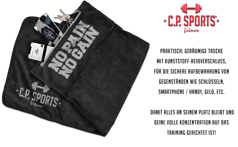 Рушник для фітнесу C.P. Sports: мікрофібра, фіксація, кишеня, для занять у спортзалі, тренувань, м'який, великий, для жінок та чоловіків, 5 кольорів