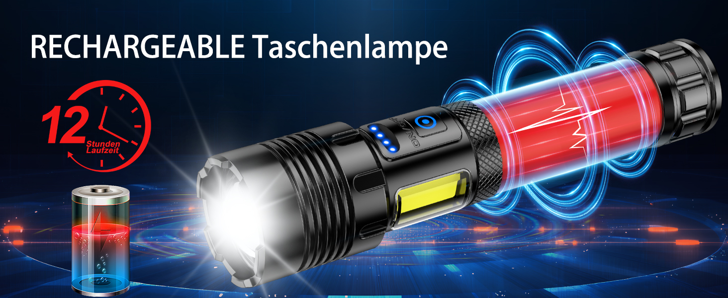 Ліхтар Shadowhawk XHM90.2 LED 1000000 Люмен: Потужний, з COB прожектором, USB, 7 режимів, для кемпінгу та надзвичайних ситуацій