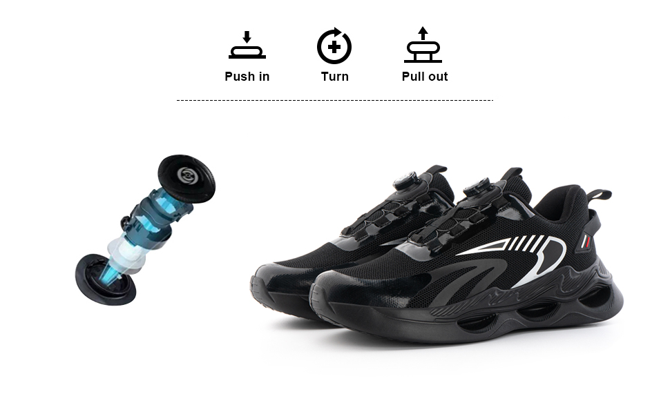 Чоловічі кросівки для бігу Hitmars: спортивні, дихаючі, з амортизацією, розмір 39-47 EU, чорний колір