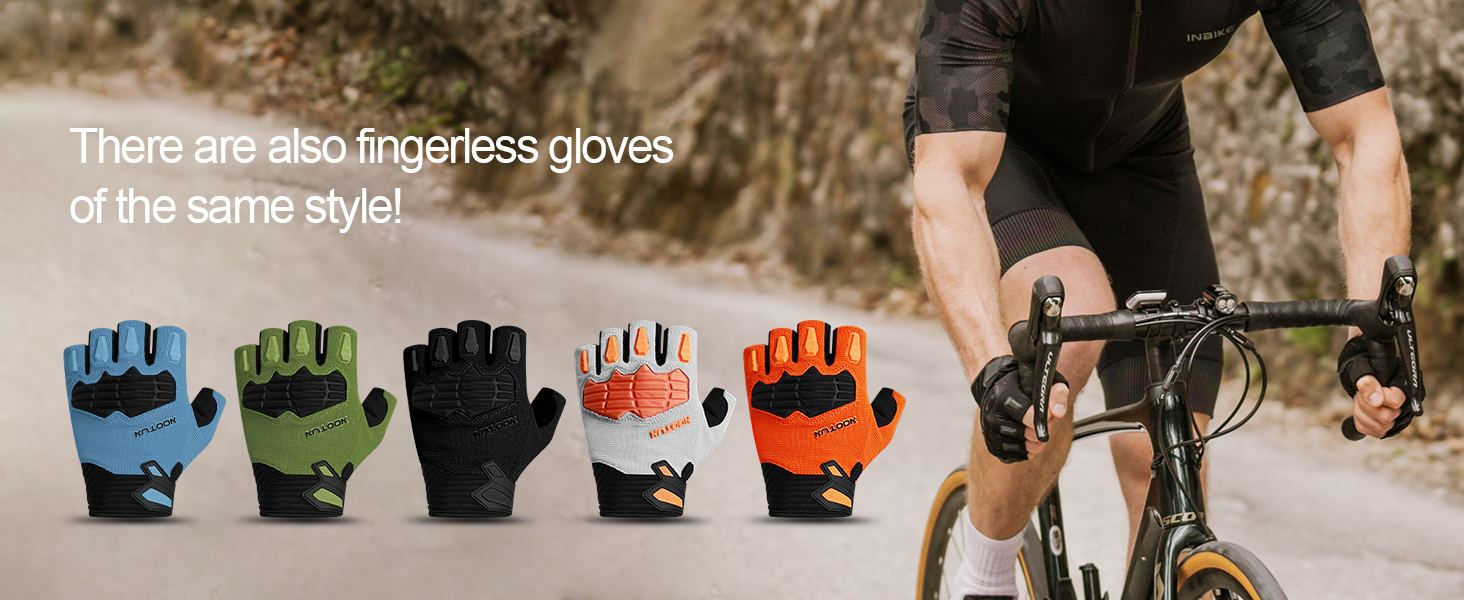 Рукавички для гірського велосипеда KUTOOK: захист долоні, сенсорний екран, дихаючі, зелені, XL