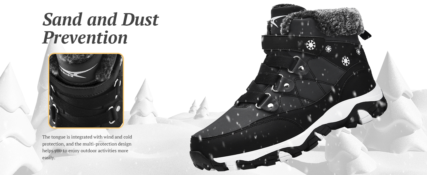 Зимові черевики VITIKE для жінок, теплі, з підкладкою, снігоступи, осінні, туристичні, зимові, 35 EU, білий, зелений