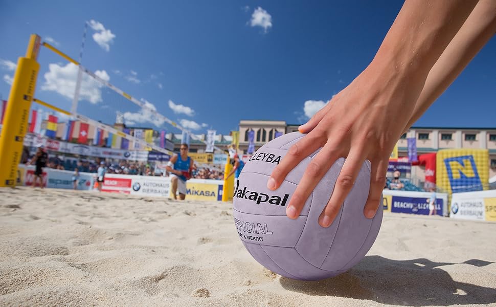 Волейбольний м'яч Dakapal 5, для залу та пляжу, м'який, для початківців, підлітків та дорослих (фіолетовий). Без насоса.