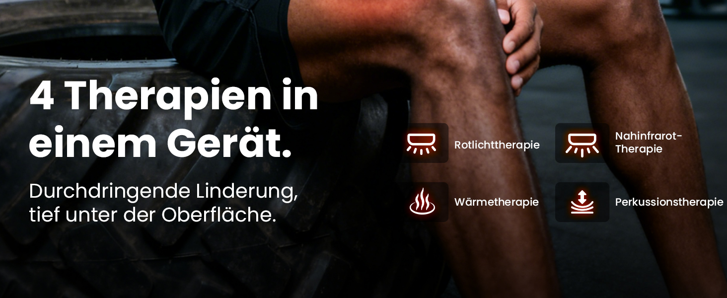 Масажер для тіла BOB AND BRAD T2 Ultra з підігрівом та терапією червоного світла. Професійний масажер глибоких тканин для спортсменів. Портативний масажер для відновлення м'язів. Подарунок для чоловіків та жінок.