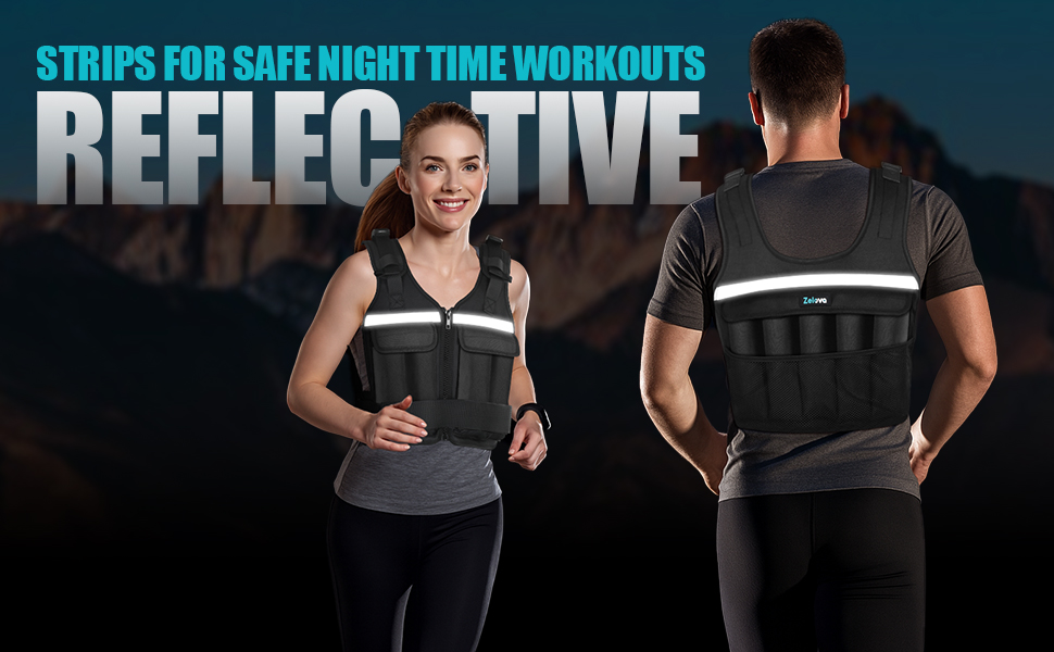 Регульована вагова жилетка для жінок та чоловіків, 0,6 - 8,7 кг, 9 вантажних пакетів, для фітнесу, силових тренувань, бігу та ходьби