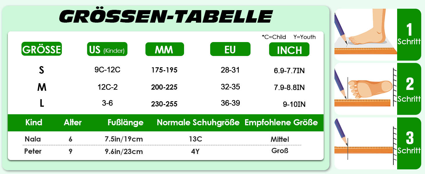 Роликові ковзани Hozzen для дітей, регульовані, ролики для дівчаток та хлопчиків, ролики з колесами, що світяться в темряві, ролики для використання в приміщенні та на вулиці, чорно-зелені